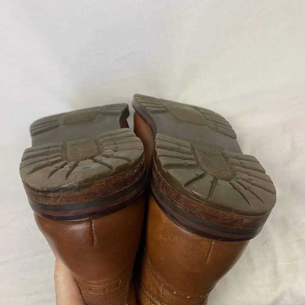 Florsheim Chukka Boots Mens 13 D Brown Leather Fenway Lace Up Lug Sole 11875-222